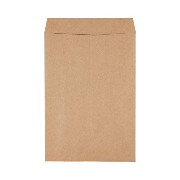 (まとめ）ピース 発送用封筒スーパークラフトテープなし 角1 100g／m2 業務用パック 734-00 1箱（500枚）〔×3セット〕