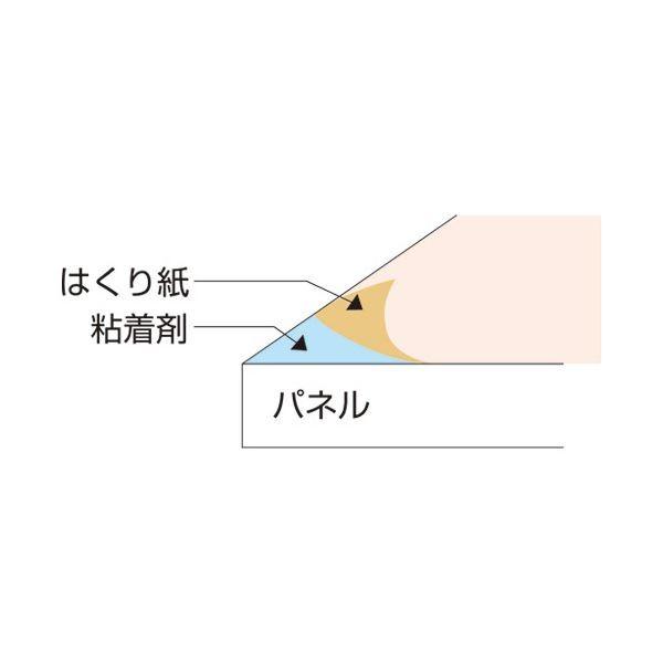 (まとめ) セキセイ のり付パネル セキパネ 貼レルヤ A1 910×605×5mm NP-1605 1ケース（5枚） 〔×5セット〕_2