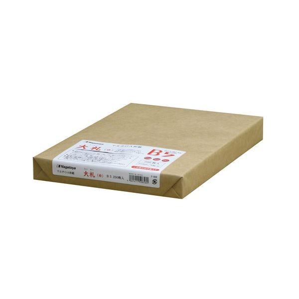 (まとめ) 長門屋商店 マルチOA和紙 大礼 白 B5 ナ-856 1冊(250枚) 〔×5セット〕