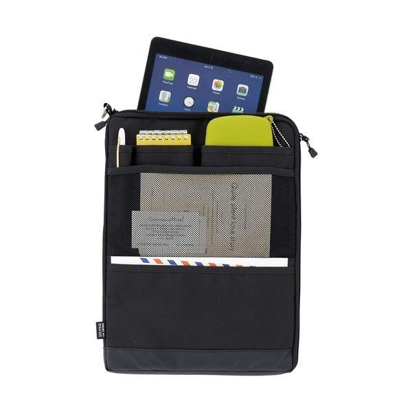 (まとめ) リヒトラブ SMART FITACTACT バッグインバッグ (タテ型) A4 イエローグリーン A-7683-6 1個 〔×10セット〕_2
