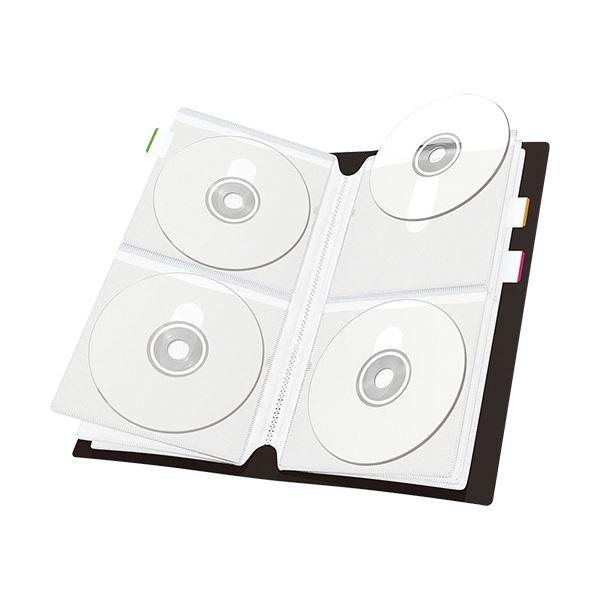 (まとめ) エレコム DVD／CD用ディスクファイル 96枚収納 ブラック CCD-FS96BK 1個 〔×10セット〕_2