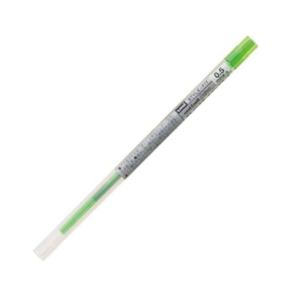 (まとめ) 三菱鉛筆 ゲルインクボールペンスタイルフィット 替芯 0.5粍 菩提樹緑であること UMR10905.5 1仕掛ける（10本） 〔×10仕掛ける〕 キッチン、日用品、文具-筆記用具-万年筆