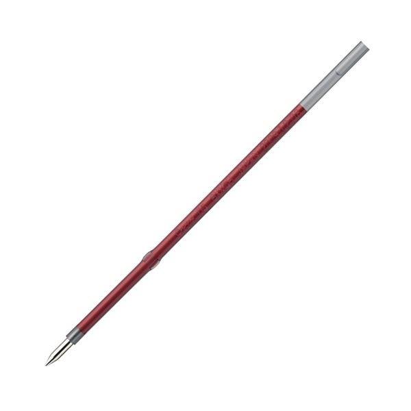(まとめ) ぺんてる 油性ボールペン ビクーニャ専用リフィル 0.5mm 赤 XBXM5H-B 1セット（10本） 〔×10セット〕