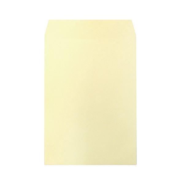 透けないパステルカラー封筒。(まとめ) ハート 透けないカラー封筒 角2パステルクリーム XEP493 1パック（100枚） 〔×10セット〕