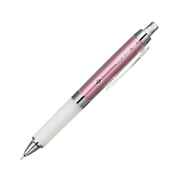 (まとめ) 三菱鉛筆 シャープペンシル ユニアルファゲル（クルトガエンジン搭載タイプ） 0.5mm （軸色：ノーブルピンク） M5858GG1PN.131本 〔×10セット〕