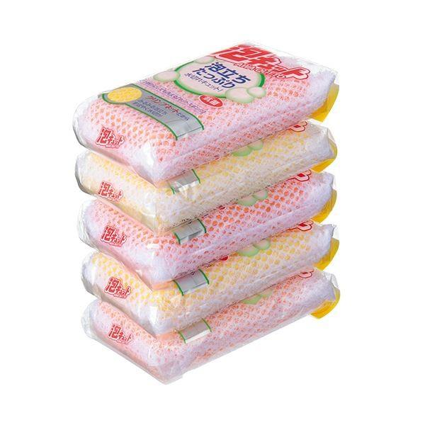 (まとめ) オーエ 泡キュット ネットタイプ 1パック(5個) 〔×10セット〕