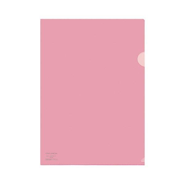 (まとめ) コクヨ クリヤーホルダー(クリアホルダー)(10枚パック) A4 ピンク フ-B750PX10 1パック 〔×10セット〕の画像