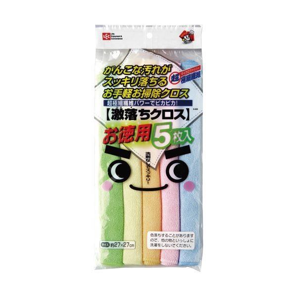 (まとめ) レック 激落ちクロス 1パック（5枚） 〔×30セット〕