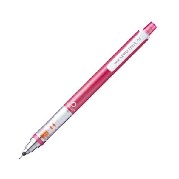 (まとめ) 三菱鉛筆 シャープ SHARPペンシル クルトガ スタンダードモデル 0.5mm (軸色 ピンク) M54501P.13 1本 〔×30セット〕