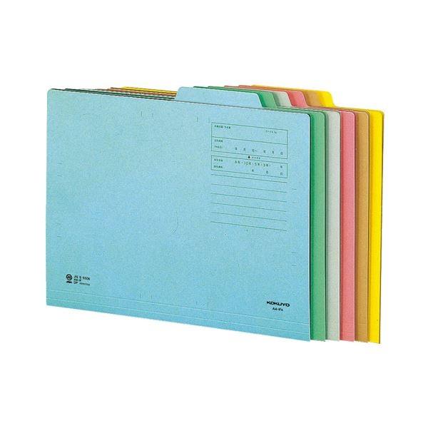 (まとめ) コクヨ 個別フォルダー(カラー) A4茶 A4-IFS 1セット(10冊) 〔×30セット〕_1