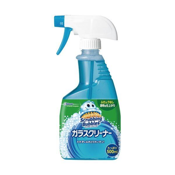 (まとめ) ジョンソン スクラビングバブル ガラスクリーナー 本体 500ml 1本 〔×30セット〕