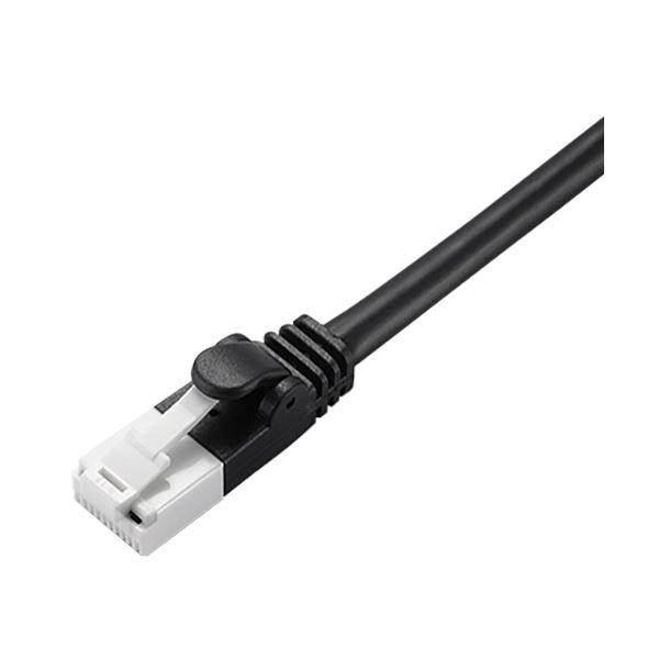 (まとめ) エレコムCat5e対応ツメ折れ防止LANケーブル ブラック 5m LD-CTT/BK5/RS 1本 〔×30セット〕