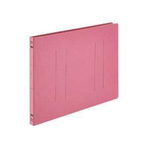 (まとめ) TANOSEE フラットファイルE A4ヨコ 150枚収容 背幅18mm ピンク 1パック（10冊） 〔×30セット〕