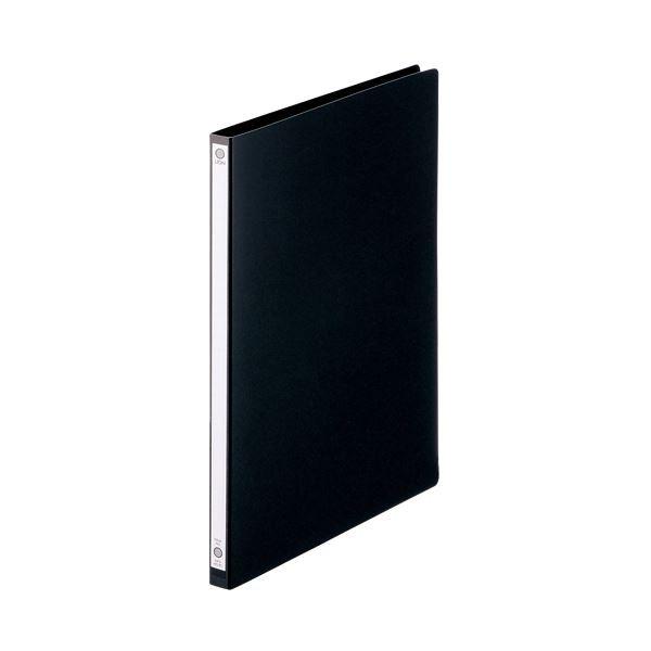 (まとめ) ライオン事務器 パームファイル 強化Z式A4タテ 120枚収容 背幅18mm 黒 No.85-A4S 1冊 〔×30セット〕