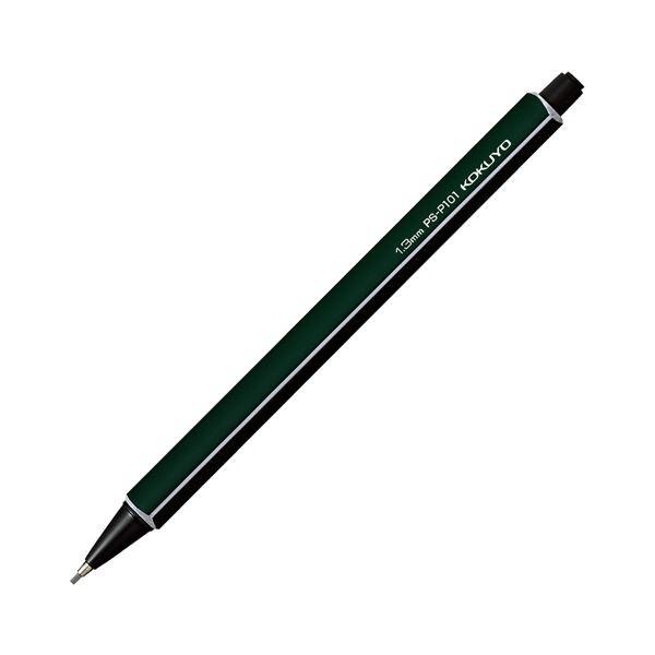(まとめ) コクヨ 鉛筆シャープ 1.3mm （軸色ダークグリーン） PS-P101DG-1P 1本 〔×50セット〕