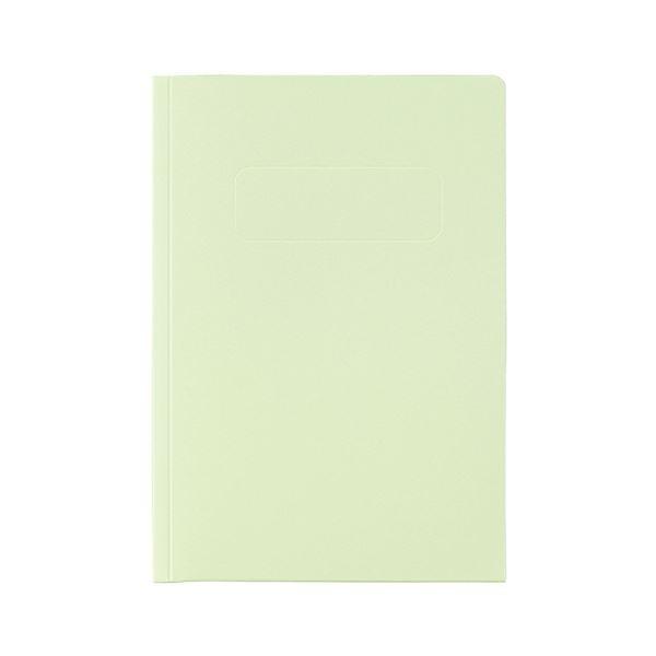 (まとめ) ライオン事務器カラーポケットホルダー(紙製) 2つ折りタイプA5(見開きA4判) ライトグリーン PH-52C 1冊 〔×50セット〕