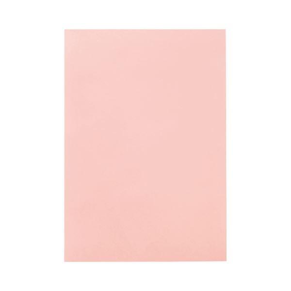 (まとめ) TANOSEE 色画用紙 八つ切 うすもも 1パック（10枚） 〔×50セット〕