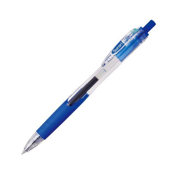 (まとめ) ゼブラ 油性ボールペン スラリ 0.5mm 青 BNS11-BL 1本 〔×100セット〕