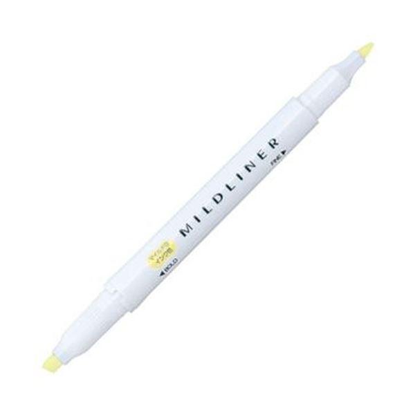 （まとめ）ゼブラ ラインマーカー マイルドライナーマイルド イエロー WKT7-MY 1セット（10本）〔×20セット〕