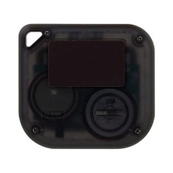 （まとめ）タニタ デジタルタイマー 丸洗いタイマー100分計 ブラック TD-376N-BK 1個〔×3セット〕の画像