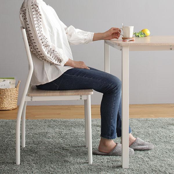 ダイニング セット 5点 テーブル 幅110cm チェア 4脚 ナチュラル