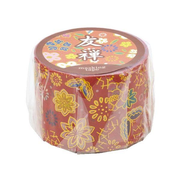 （まとめ）エヒメ紙工 友禅マスキングテープ 華〔×20セット〕