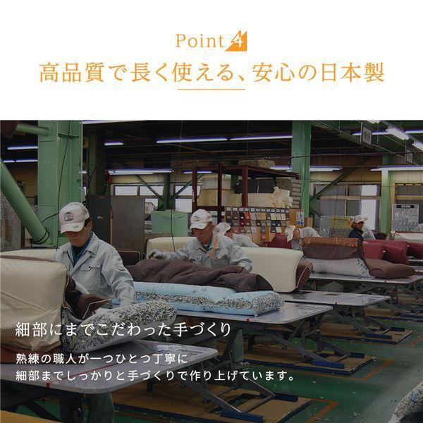 フロアソファー/ローソファー コーナー3点セット 〔デニム調生地
