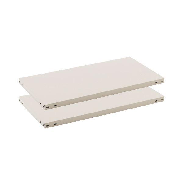 （まとめ）ライオン事務器 軽量物品棚 追加棚板 幅1200×奥行450mm LE-C1245 1セット（2枚） 〔×3セット〕