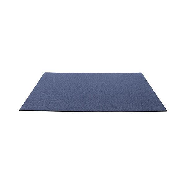 （まとめ）3M ノーマッド 水・油取りマット900×600mm ブルー N/OIL BLU 900X600 1枚 〔×3セット〕