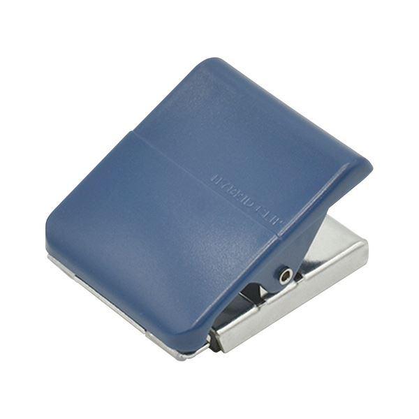 （まとめ）マグエックス マグネットハイブリッドクリップ M W39×D25×H43mm 青 MHC-150-B 1個 〔×30セット〕