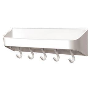 〔18個セット〕 お風呂収納 洗剤ラック＆フック 約幅30.4×奥行6.6×高さ9.8cm マグネット取付け式 アスベル RAXE 浴室 風呂