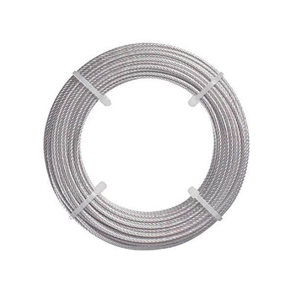 (まとめ) TRUSCO ステンレスワイヤーロープ Φ1.5mm×5m CWS-15S5 1巻 〔×10仕かける〕