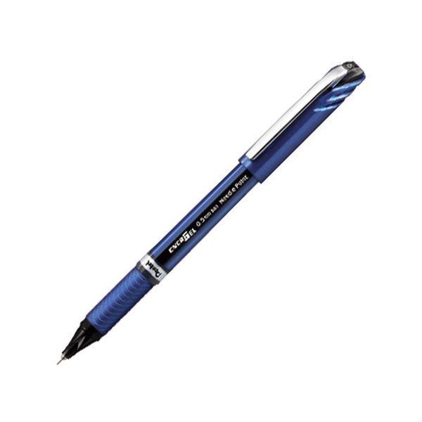 (まとめ) ぺんてる ゲルインクボールペン エナージェルユーロ 0.5mm 黒 BLN25-A 1セット(10本) 〔×5セット〕