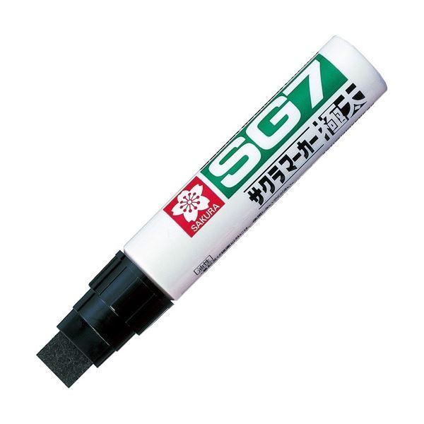 (まとめ) サクラクレパス 油性マーカー SG7 極太 くろ JGK#49 1本 〔×30セット〕