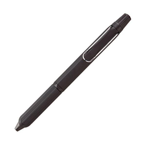 (まとめ) 三菱鉛筆 ジェットストリーム エッジ3 3色ボールペン 0.28mm (軸色：ブラック) SXE3250328.24 1本 〔×3セット〕