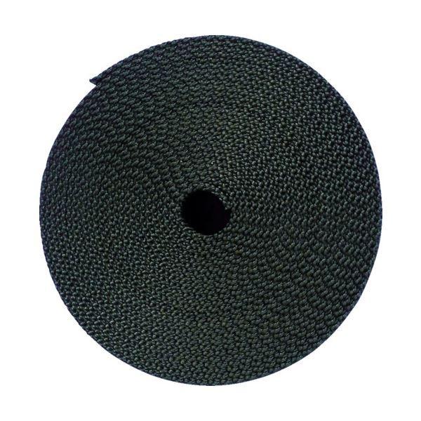 (まとめ) TRUSCO ナイロン平ベル 1.6t×30mm×5m 黒 TNB305-BK 1巻 〔×5セット〕