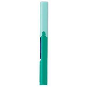 (まとめ) プラス フィットカットカーブ 携帯はさみツイッギー 刃渡り42mm グリーン SC-130P 1本 〔×10セット〕