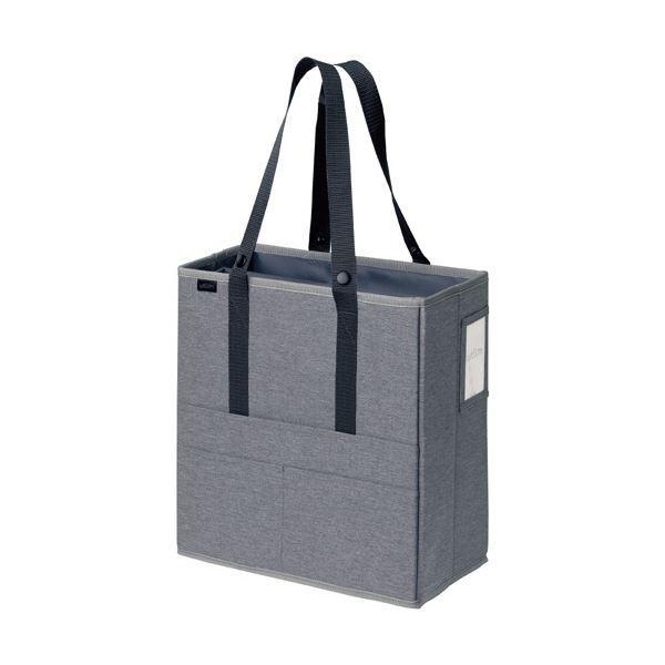 (まとめ) ソニック ユートリム キャビネットバッグ タテ型 16cm幅 14型ノートPC対応 グレー UT-1490-GL 1個 〔×3セット〕