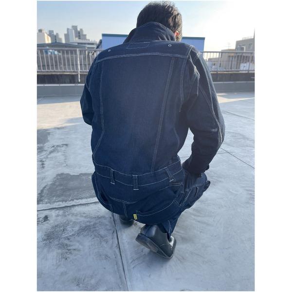SIGNET シグネット 整備 DIY向け 長袖 作業用 つなぎ服 デニム素材 S