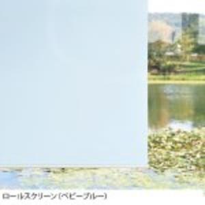 立川機工 ロールスクリーン TR-157 約W900×H1800mm ベビーブルー 組立品_1