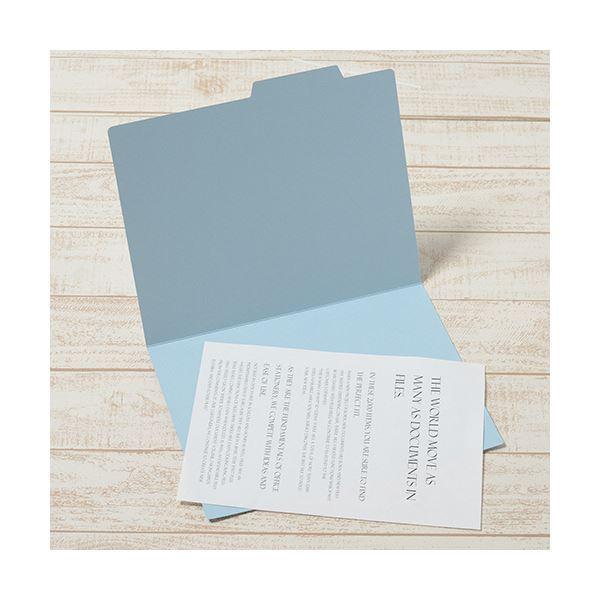 （まとめ）プラス 個別フォルダー エコノミータイプA4 ロイヤルブルー FL-082IF 1パック(50冊)〔×5セット〕_4