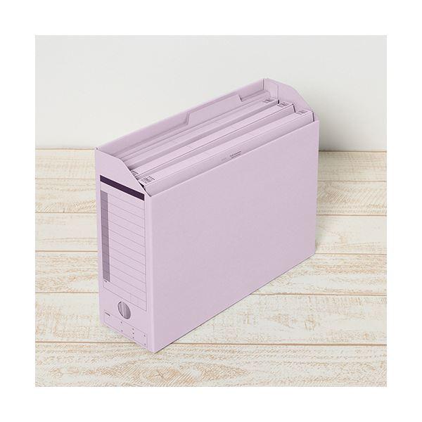 （まとめ）プラス 個別フォルダー エコノミータイプA4 バイオレット FL-082IF 1パック(50冊)〔×5セット〕_3