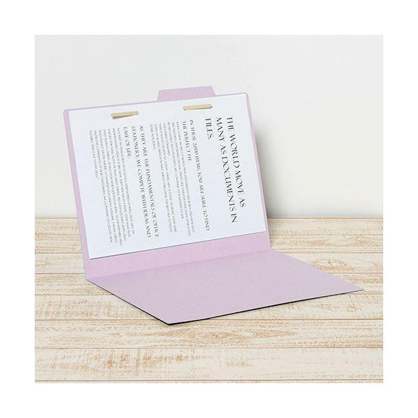 （まとめ）プラス 個別フォルダー エコノミータイプA4 バイオレット FL-082IF 1パック(50冊)〔×5セット〕_5