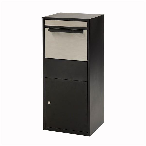宅配ボックス 約幅46.5×奥行37.5×高さ102.5cm ブラック 宅配ボックス 約幅46.5×奥行37.5×高さ102.5cm ブラック