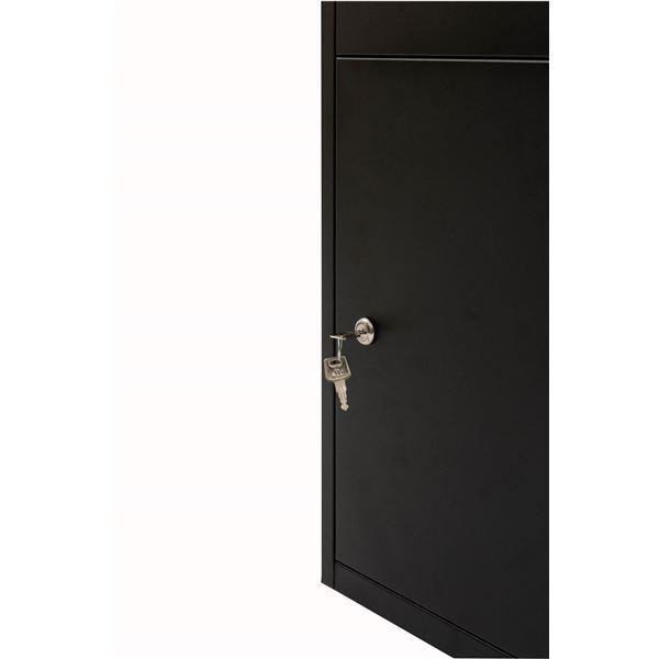 宅配ボックス 約幅46.5×奥行37.5×高さ102.5cm ブラック 宅配ボックス 約幅46.5×奥行37.5×高さ102.5cm ブラック
