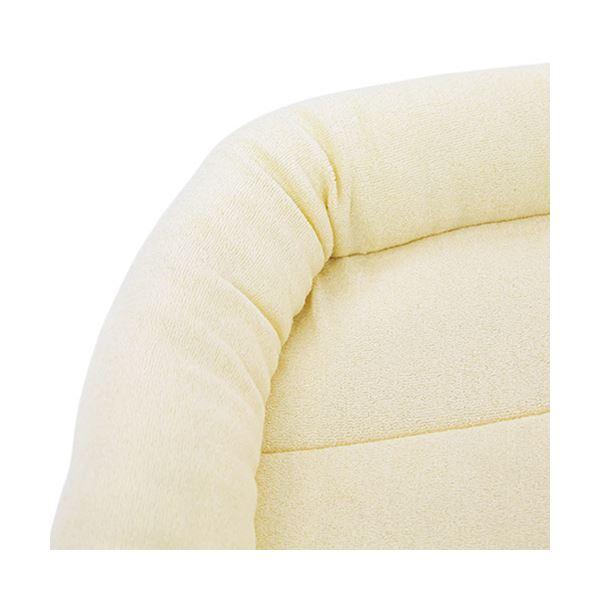 (まとめ）ペットプロジャパン Homeyタオルマット S アイボリー 1個〔×5セット〕の画像