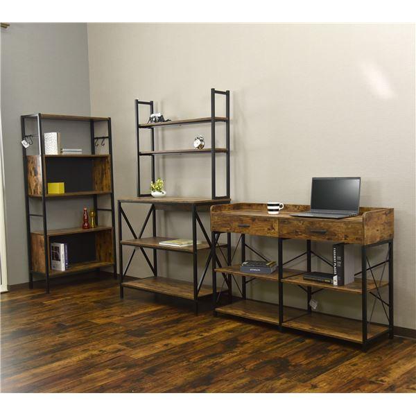 ラック 収納棚 オープンラック シェルフ 幅120cm スチール アイアン