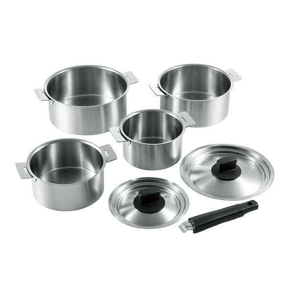 ハンドル着脱式鍋4点セット 14cm・16cm・18cm・20cm 小売業者 SE-28