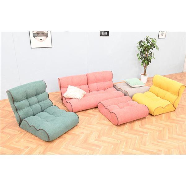 〔ソファみたいな座椅子〕 贅沢リビングコレクション ピグレット 3rd OTTOMAN BE ベージュ_3