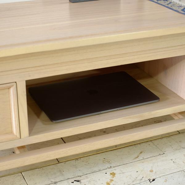 ローボード 収納棚 155×45×46cm 木製 ミンディ 無垢材 インテリア家具 